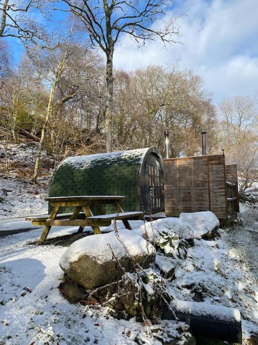 Pine Cosy Winter Cabin - Hot Tub & Log Burner Lejlighed Barmouth Eksteriør billede